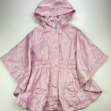 Girls Fresh Baked, cotton lined lightweight hooded jacket / coat, GUC, size 4,  