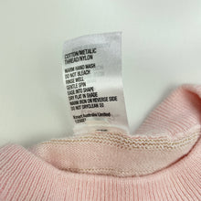 Load image into Gallery viewer, Girls H&amp;T, pink &amp; gold knitted short sleeve dress, EUC, size 2, L: 47cm