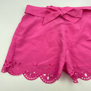 Girls Emerson, pink lightweight shorts, elasticated, EUC, size 7,  
