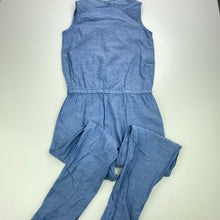 Load image into Gallery viewer, Girls Target, lightweight cotton jumpsuit, light mark on knee, FUC, size 6,  