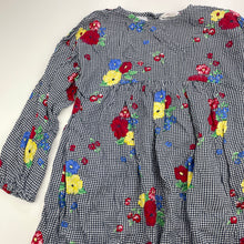 Load image into Gallery viewer, Girls Milkshake, floral long sleeve casual dress, GUC, size 6, L: 58cm at front