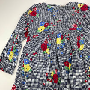 Girls Milkshake, floral long sleeve casual dress, GUC, size 6, L: 58cm at front