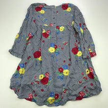 Load image into Gallery viewer, Girls Milkshake, floral long sleeve casual dress, GUC, size 6, L: 58cm at front