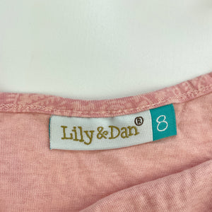 Girls Lily & Dan, lightweight cotton summer dress, EUC, size 8, L: 64cm