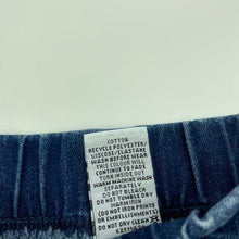 Load image into Gallery viewer, Boys Target, blue stretch denim pants, elasticated, EUC, size 0,  