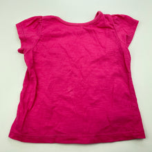 Load image into Gallery viewer, Girls Woolies Babes, pink cotton t-shirt / top, FUC, size 00,  