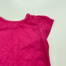 Load image into Gallery viewer, Girls Woolies Babes, pink cotton t-shirt / top, FUC, size 00,  