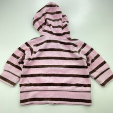 Load image into Gallery viewer, Girls Sprout, velour zip hoodie sweater, FUC, size 00,  