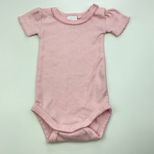 Load image into Gallery viewer, Girls Target, pink cotton bodysuit / romper, EUC, size 0000,  