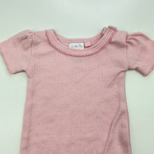 Load image into Gallery viewer, Girls Target, pink cotton bodysuit / romper, EUC, size 0000,  
