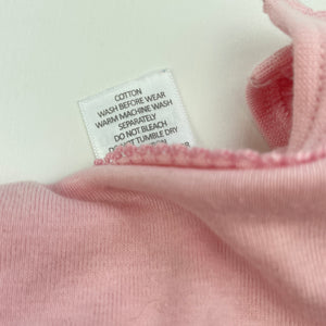 Girls Target, pink cotton bodysuit / romper, EUC, size 0000,  