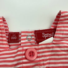 Load image into Gallery viewer, Girls Sprout, lightweight cotton romper, GUC, size 000,  