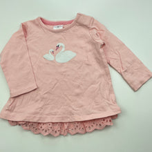 Load image into Gallery viewer, Girls Target, pink cotton long sleeve top, GUC, size 000,  