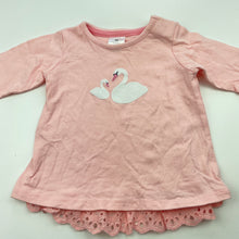 Load image into Gallery viewer, Girls Target, pink cotton long sleeve top, GUC, size 000,  
