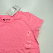 Load image into Gallery viewer, Girls B Collection, pink marle t-shirt / top, NEW, size 6,  