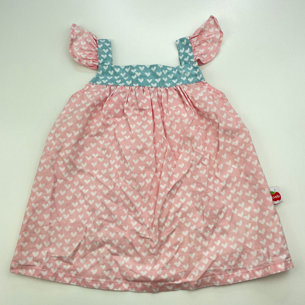 Girls Oobi, cotton summer top, FUC, size 0,  