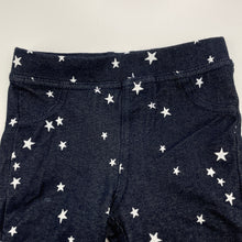 Load image into Gallery viewer, Girls Baby Berry, stretchy denim leggings, elasticated, EUC, size 00,  
