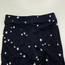 Load image into Gallery viewer, Girls Baby Berry, stretchy denim leggings, elasticated, EUC, size 00,  