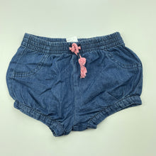 Load image into Gallery viewer, Girls Tiny Little Wonders, lightweight cotton shorts, elasticated, GUC, size 00,  