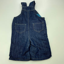 Load image into Gallery viewer, Boys Pumpkin Patch, cotton lined denim overalls, EUC, size 0000,  