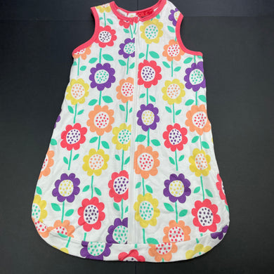 Girls Dymples, floral lightweight cotton sleeping bag, L: 52cm, EUC, size 000,  