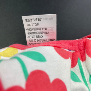 Girls Dymples, floral lightweight cotton sleeping bag, L: 52cm, EUC, size 000,  