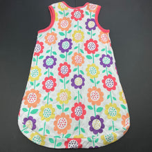 Load image into Gallery viewer, Girls Dymples, floral lightweight cotton sleeping bag, L: 52cm, EUC, size 000,  