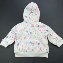 Load image into Gallery viewer, Girls Target, fleece lined zip hoodie sweater, EUC, size 000,  