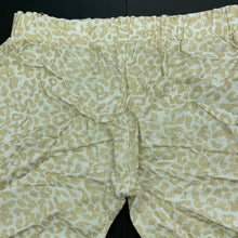 Load image into Gallery viewer, Girls Fox &amp; Finch, lightweight animal print pants / bottoms, elasticated, EUC, size 0,  