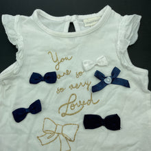 Load image into Gallery viewer, Girls Fagottino, white stretchy top, GUC, size 00,  