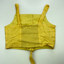 Load image into Gallery viewer, Girls KID, yellow broderie cotton cropped top, GUC, size 12,  