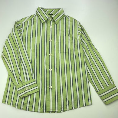 Boys BLAZER, striped cotton long sleeve shirt, GUC, size 6,  