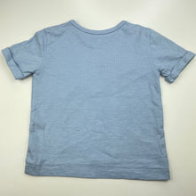Load image into Gallery viewer, Boys Target, blue cotton t-shirt / top, shark, GUC, size 2,  