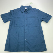 Load image into Gallery viewer, Boys Anko, blue cotton short sleeve shirt, NEW, size 7,  