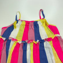 Load image into Gallery viewer, Girls KID, colourful lightweight summer dress, FUC, size 3, L: 50cm