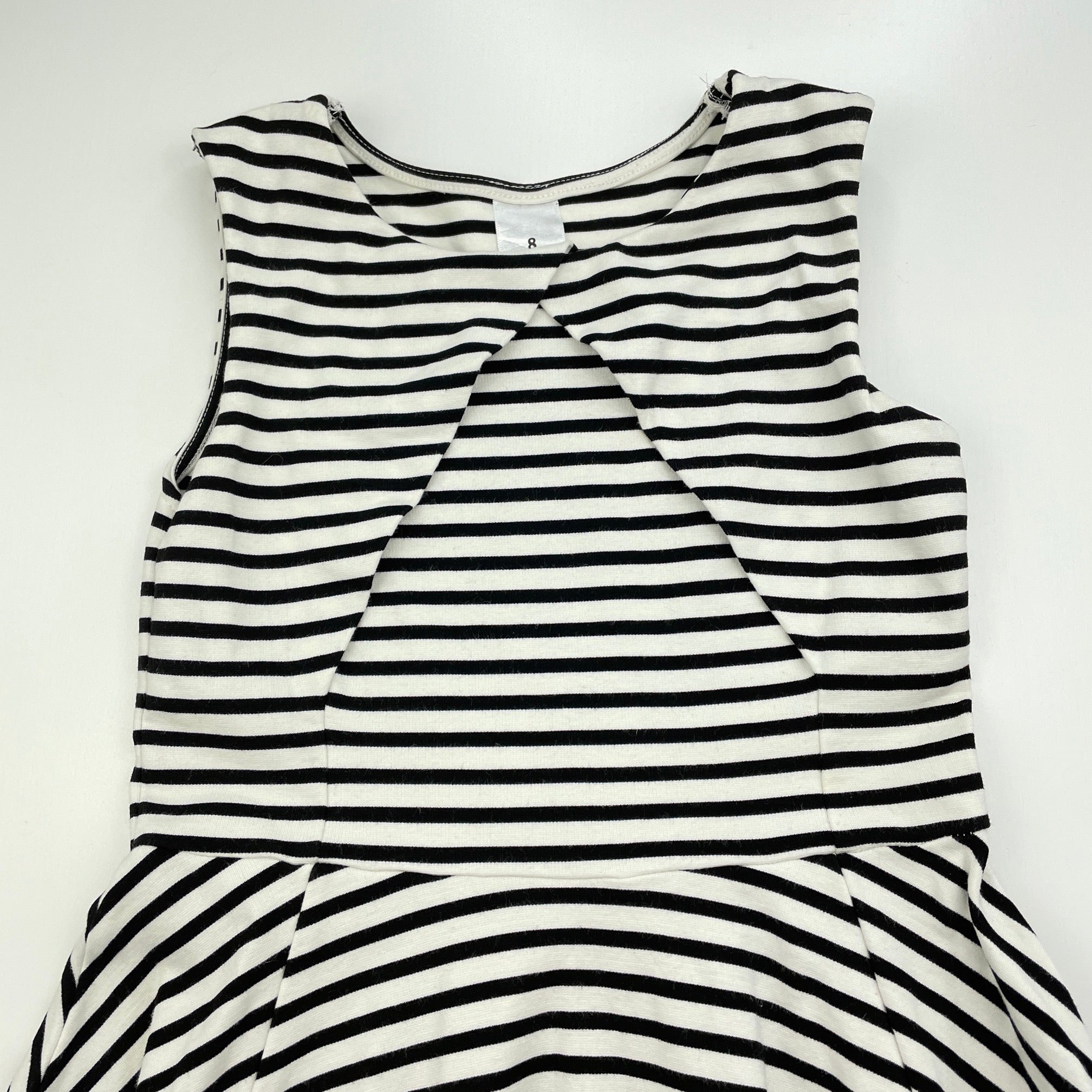 Target, black & white stripe party dress, EUC, size 8, L: 64cm DaisyChainClothing Target, black & white stripe party dress, EUC, size 8, L: 64cm DaisyChainClothing