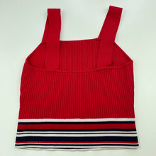 Load image into Gallery viewer, Girls Bardot Junior, stretchy ribbed cropped top, EUC, size 10,  