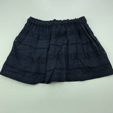 Load image into Gallery viewer, Girls Cotton On, lined cotton skirt, elasticated, wash fade, FUC, size 4,  