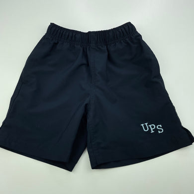 Boys Bare & Ley, navy school shorts, elasticated, FUC, size 6,  