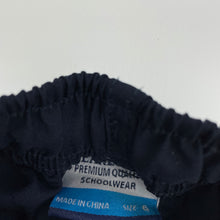 Load image into Gallery viewer, Boys Bare &amp; Ley, navy school shorts, elasticated, FUC, size 6,  
