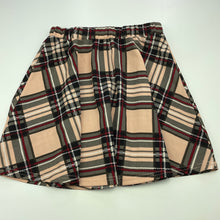 Load image into Gallery viewer, Girls SHEIN, lightweight checked skirt, elasticated, L: 40cm, EUC, size 11-12,  