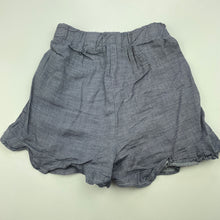 Load image into Gallery viewer, Girls N College, lightweight cotton shorts, elasticated, GUC, size 6,  