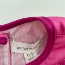 Load image into Gallery viewer, Girls Pumpkin Patch, cotton lined casual dress, GUC, size 000, L: 34cm