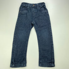 Load image into Gallery viewer, Boys Next, dark denim jeans, adjustable, Inside leg: 34.5cm, GUC, size 2,  