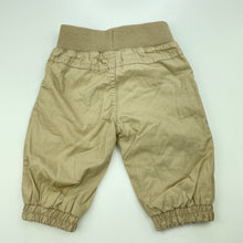Load image into Gallery viewer, Boys Tiny Little Wonders, lined cotton pants, elasticated, EUC, size 000,  