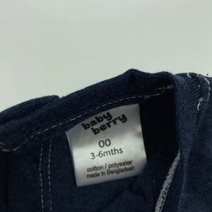 Boys Baby Berry, soft feel long sleeve top, dad, EUC, size 00,  