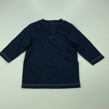 Load image into Gallery viewer, Boys Baby Berry, soft feel long sleeve top, dad, EUC, size 00,  