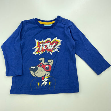 Boys Puddle Ducklings, soft cotton long sleeve t-shirt / top, EUC, size 0,  