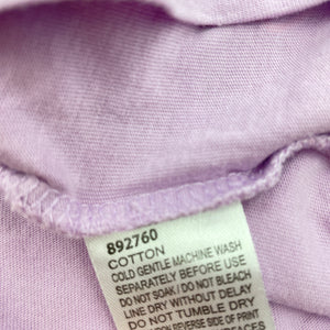 Girls Favourites, purple cotton long sleeve top, EUC, size 0,  
