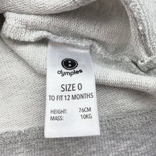 Load image into Gallery viewer, Boys Dymples, grey &amp; black short sleeve top, EUC, size 0,  